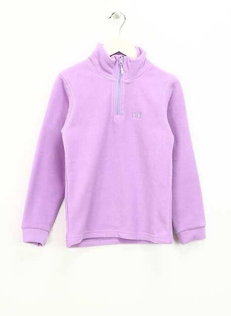 Helly Hansen Düz Lila Kız Çocuk Polar Üst HH..14001 JUNIOR RIDER 1/2 ZIP