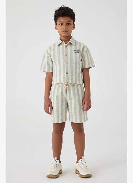 BG Store Boys Striped Shorts