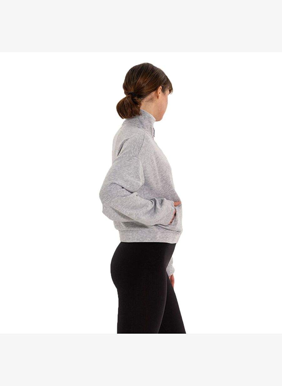 Inguz Upright Collar Zipper Sweatshirt — Product image 5 of 8