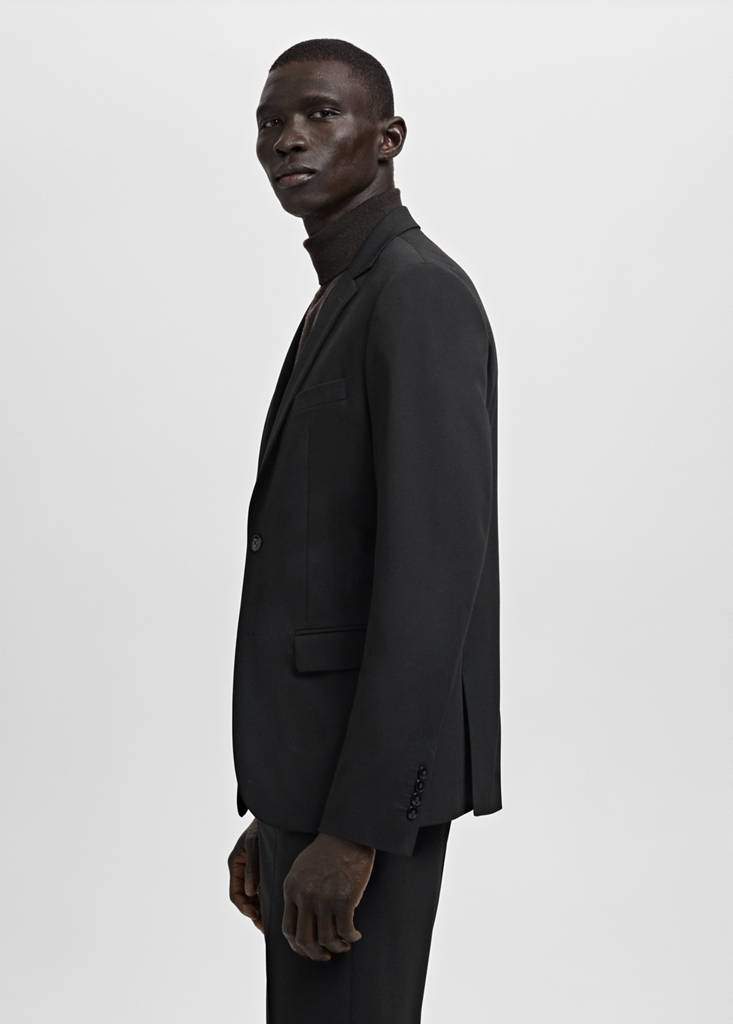 Super slim-fit suit jacket in stretch fabric — Product image 14 of 30