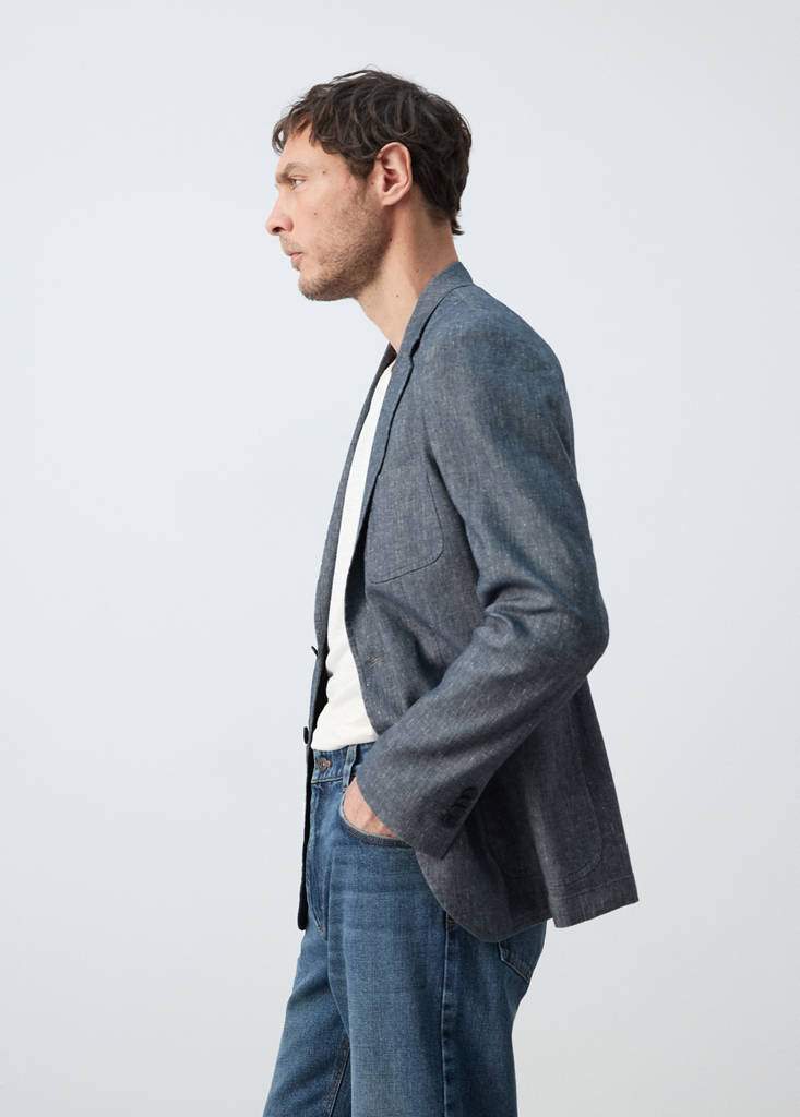 Slim fit linen cotton-blend blazer — Product image 6 of 10