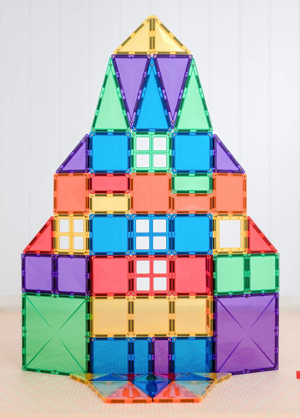Rainbow Manyetik Bloklar Creative 102 Parça Yapı Oyuncağı — صورة المنتج 7 من 7