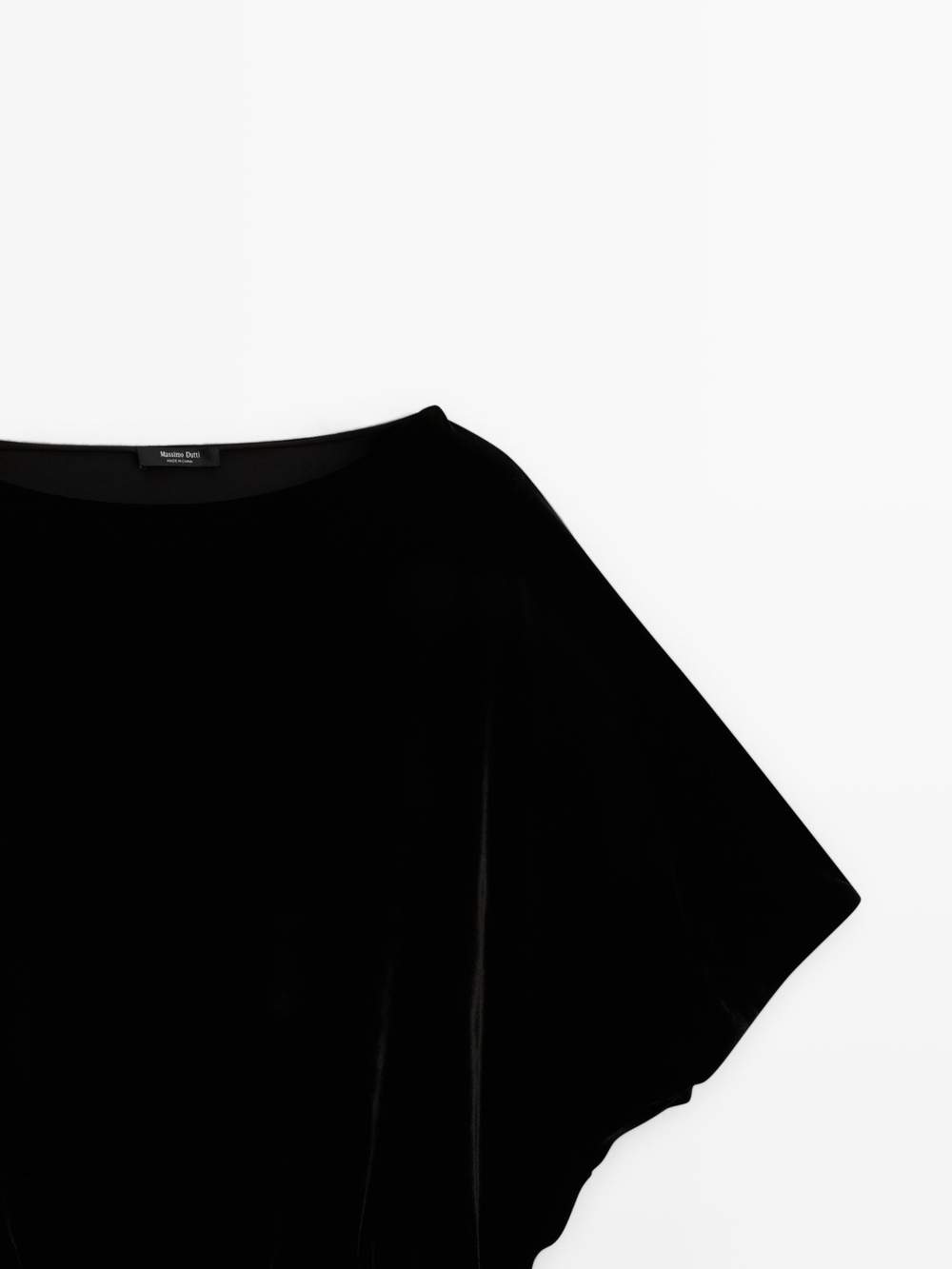 Velvet batwing sleeve top — Product image 4 of 11