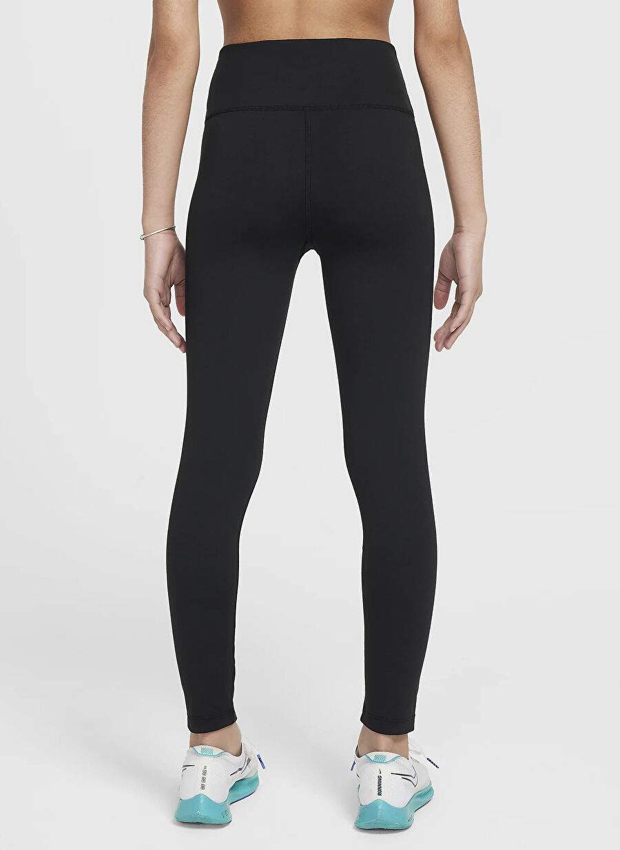 Nike Siyah Kz Cocuk Duz Tayt Fz5605 010 G Nk Df One Tght — صورة المنتج 4 من 4