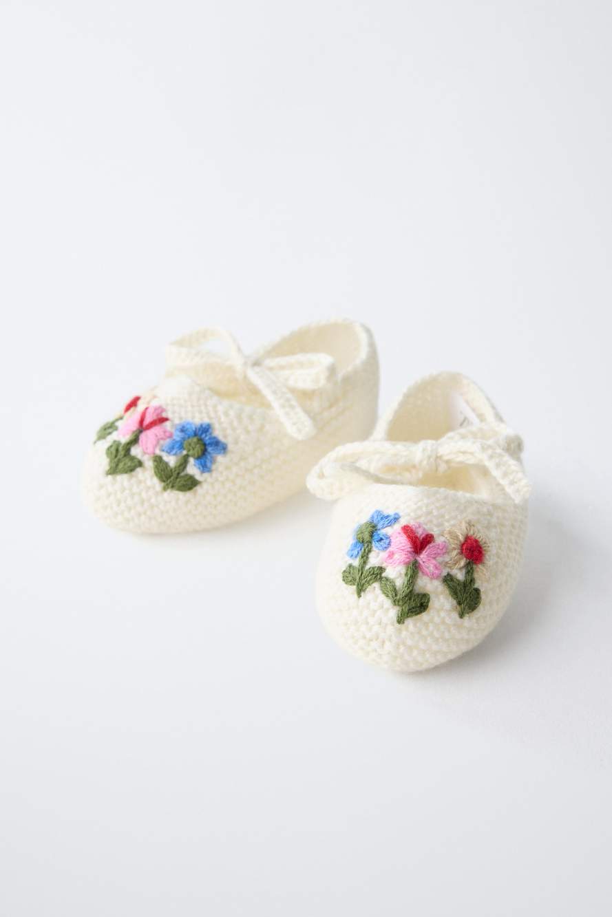 EMBROIDERED FLORAL BOOTIES — Product image 3 of 8
