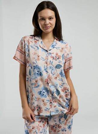 Arnetta Kadın Pembe Gömlek Pijama Takım — Product image 3 of 25
