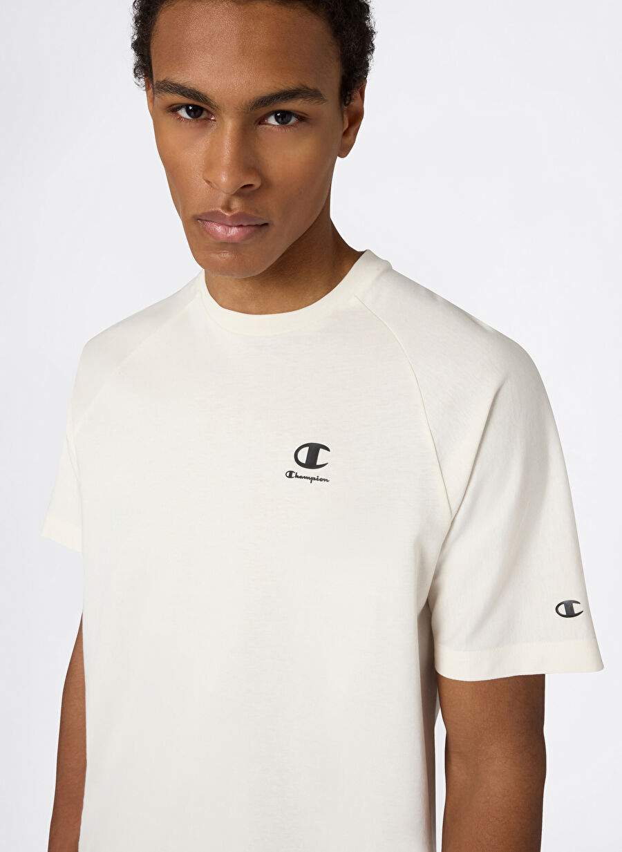 Champion 222374 Ys084 Ss Tee Krem Erkek T Shirt — Product image 3 of 5