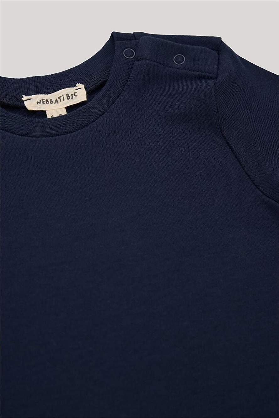 Nebbati Basic Male Babe Navy T Shirt — Product image 3 of 3