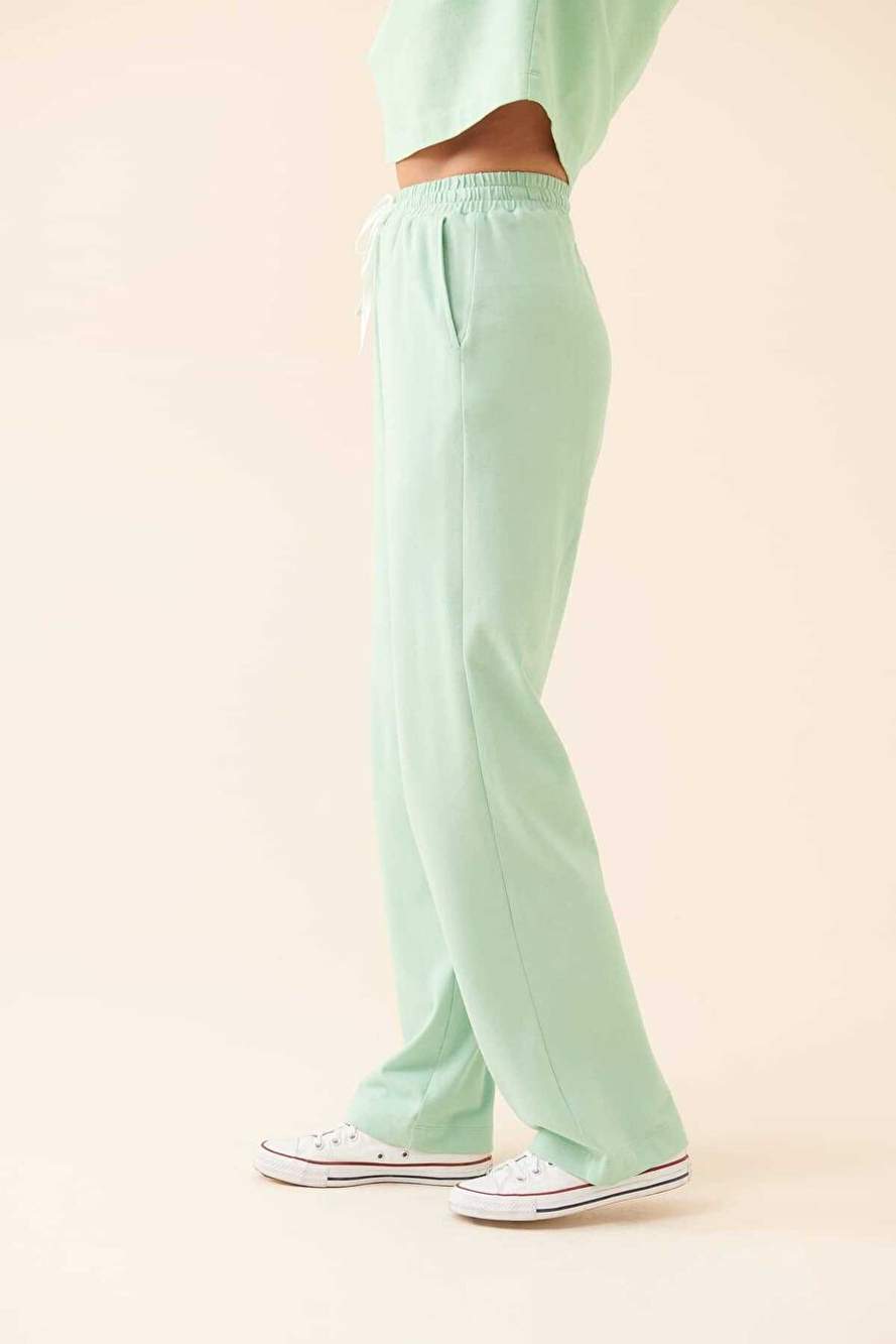 Tie Waist Trousers Green Y2322005_012 — Product image 4 of 4