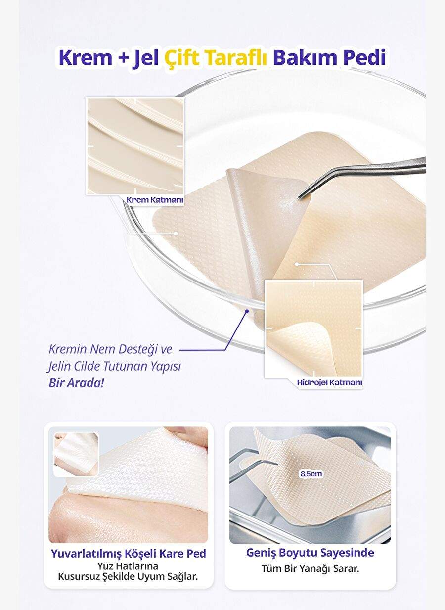 Skin Care Pad Supporting Seramide Containing Precision Barrier DERMATORY Cera+NMN Repair Cream Gel Patch — صورة المنتج 3 من 8