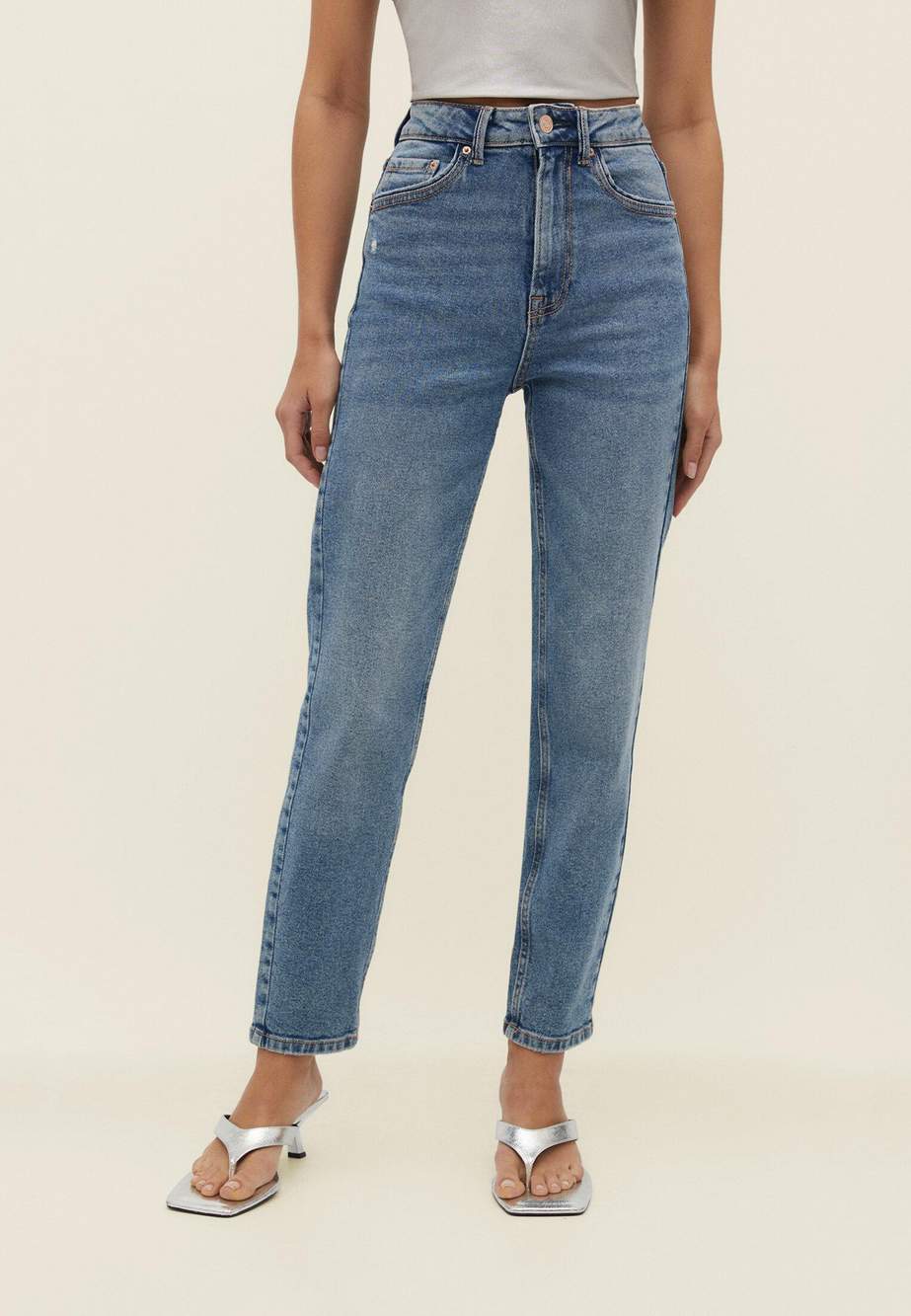 D10 Slim fit mom jeans — صورة المنتج 20 من 45