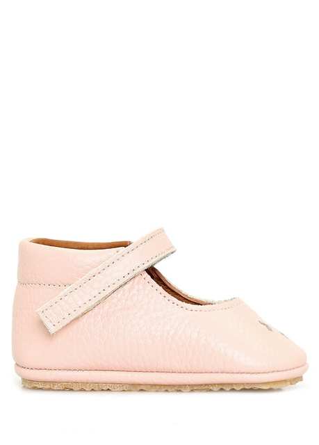 Pink Leather Baby Girl Shoes