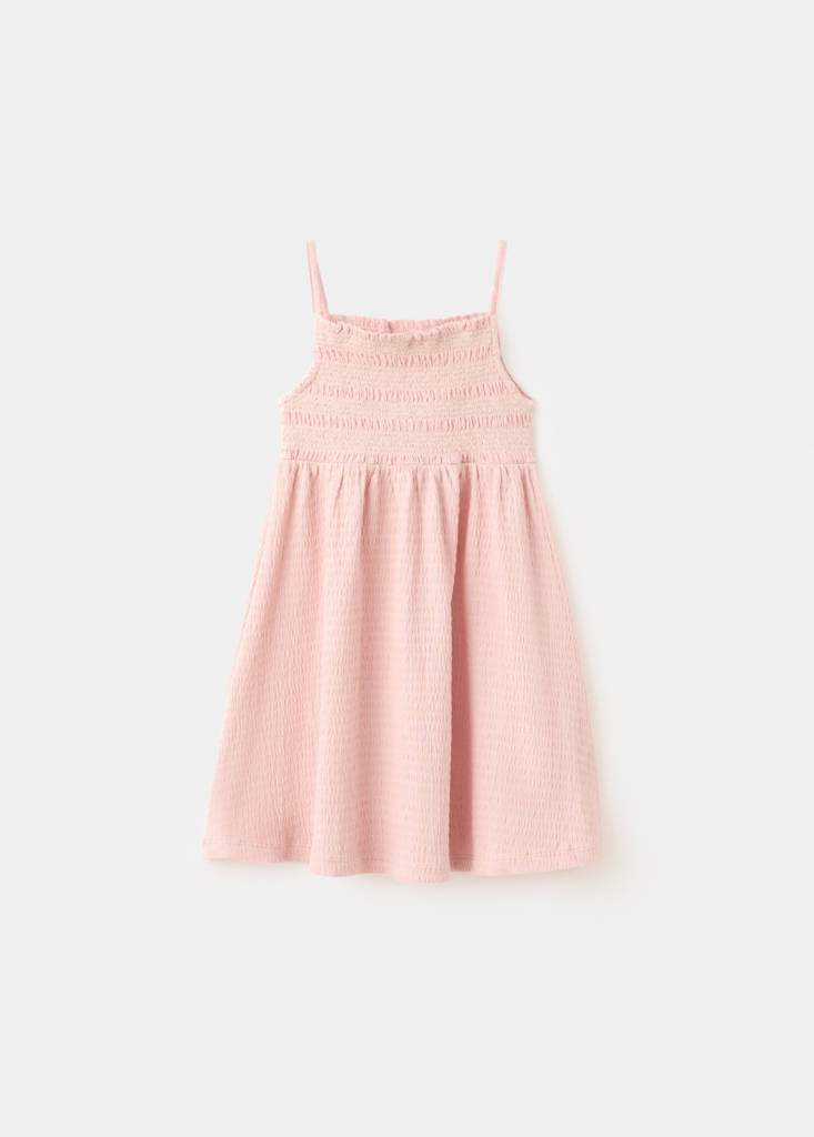 Textured dress with embroidered details — Product image 6 of 9