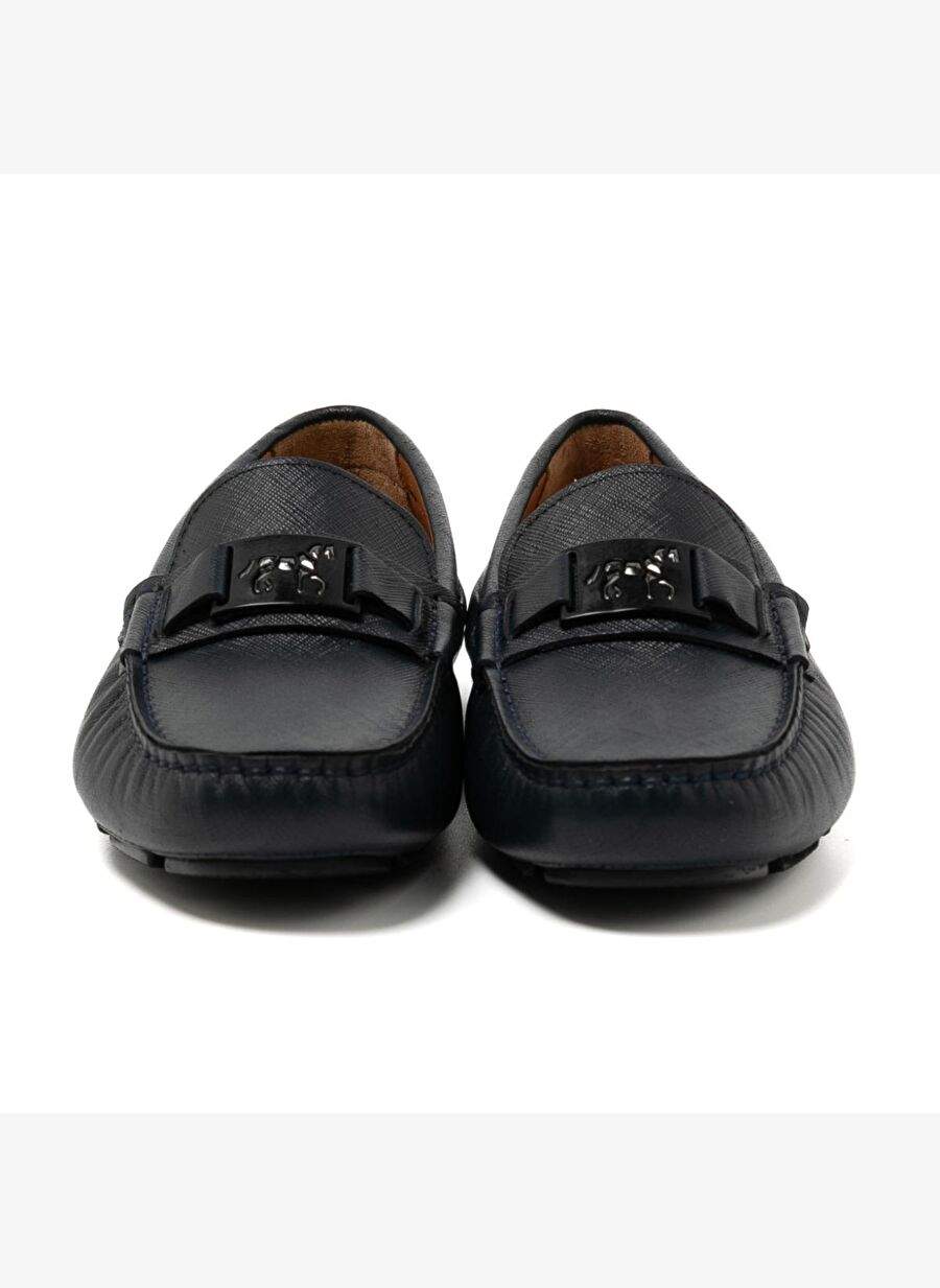 Erkek Oxford ( Klasik) MO-7574A043-7574 Giuseppe Mengoni Lacivert Antik B-127 Baskı — صورة المنتج 5 من 7