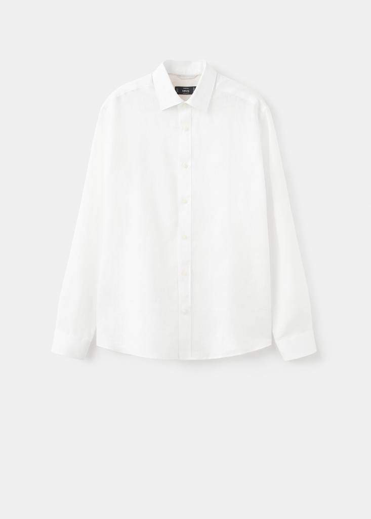 Regular-fit 100% linen shirt — Product image 10 of 30