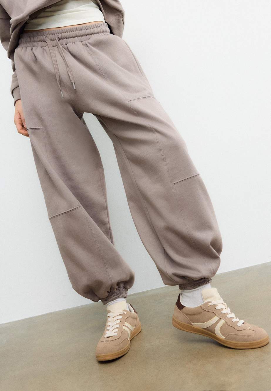 Plush balloon jogger trousers — صورة المنتج 85 من 140