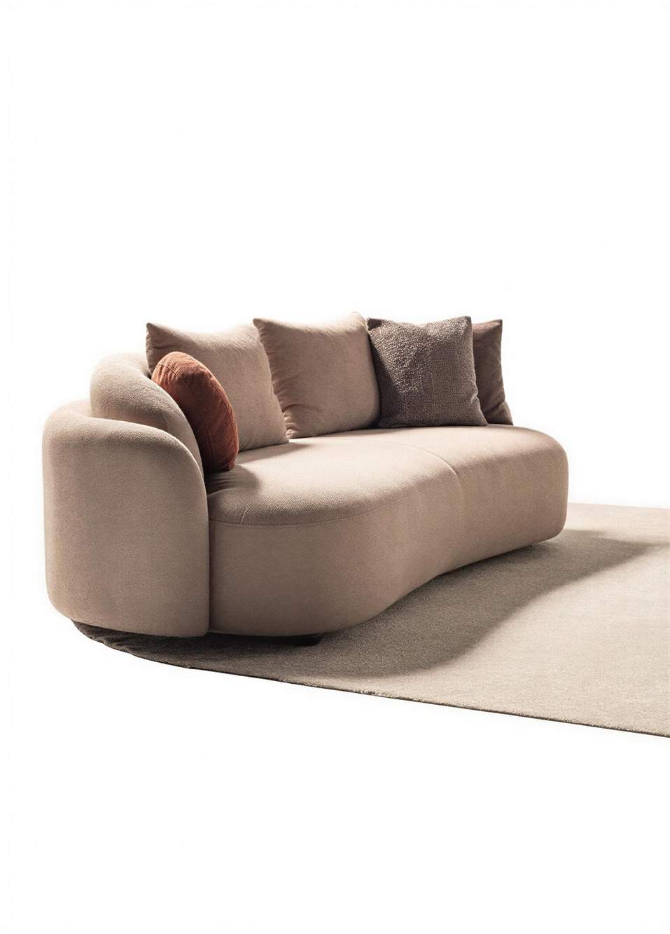 Nesta Beige Triple Sofa6 — Product image 3 of 6