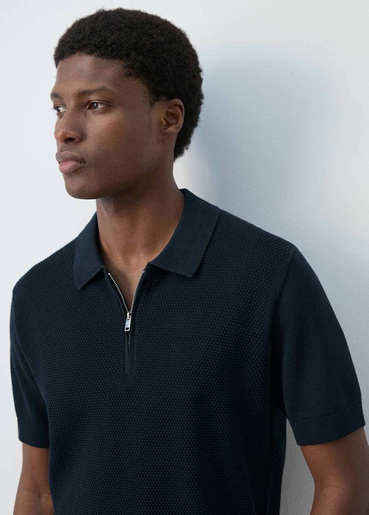 100% cotton knitted polo structure — Product image 5 of 30