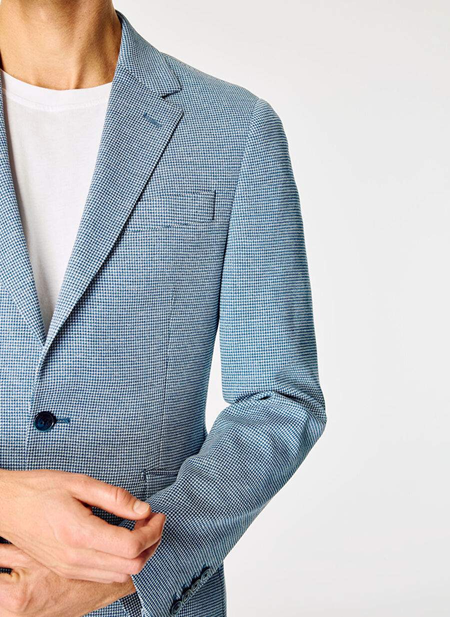 Hackett Navy White Men's Slim Fit Jacket Hm443298 — Product image 4 of 5