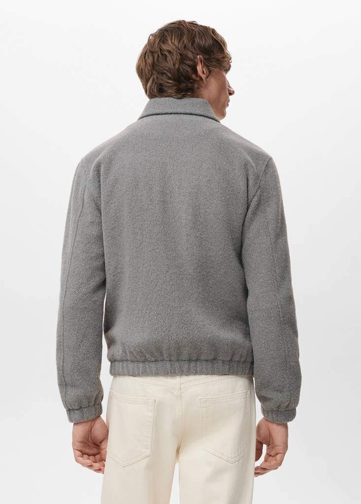 Textured sweatshirt with zip — Product image 8 of 8
