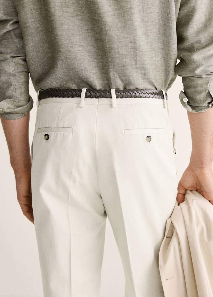 Regular-fit 100% cotton trousers — Product image 7 of 10