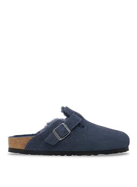 Birkenstock Navy Men's House Slipper Boston Vl Shearling