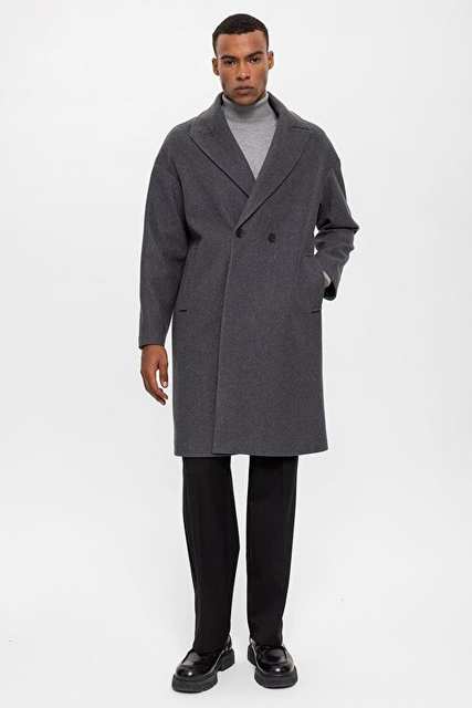 Antioch Anthracite Oversize Cruiser Male Coat