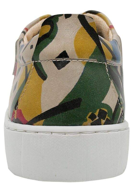 Women Vegan Leather Multicolor Sneakers - Beauty in Chaos Design — صورة المنتج 8 من 8