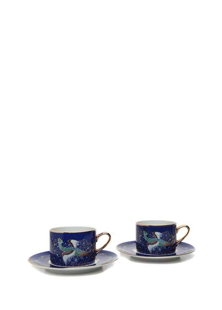 Simurg 2li Porselen Çay Fincanı Seti
