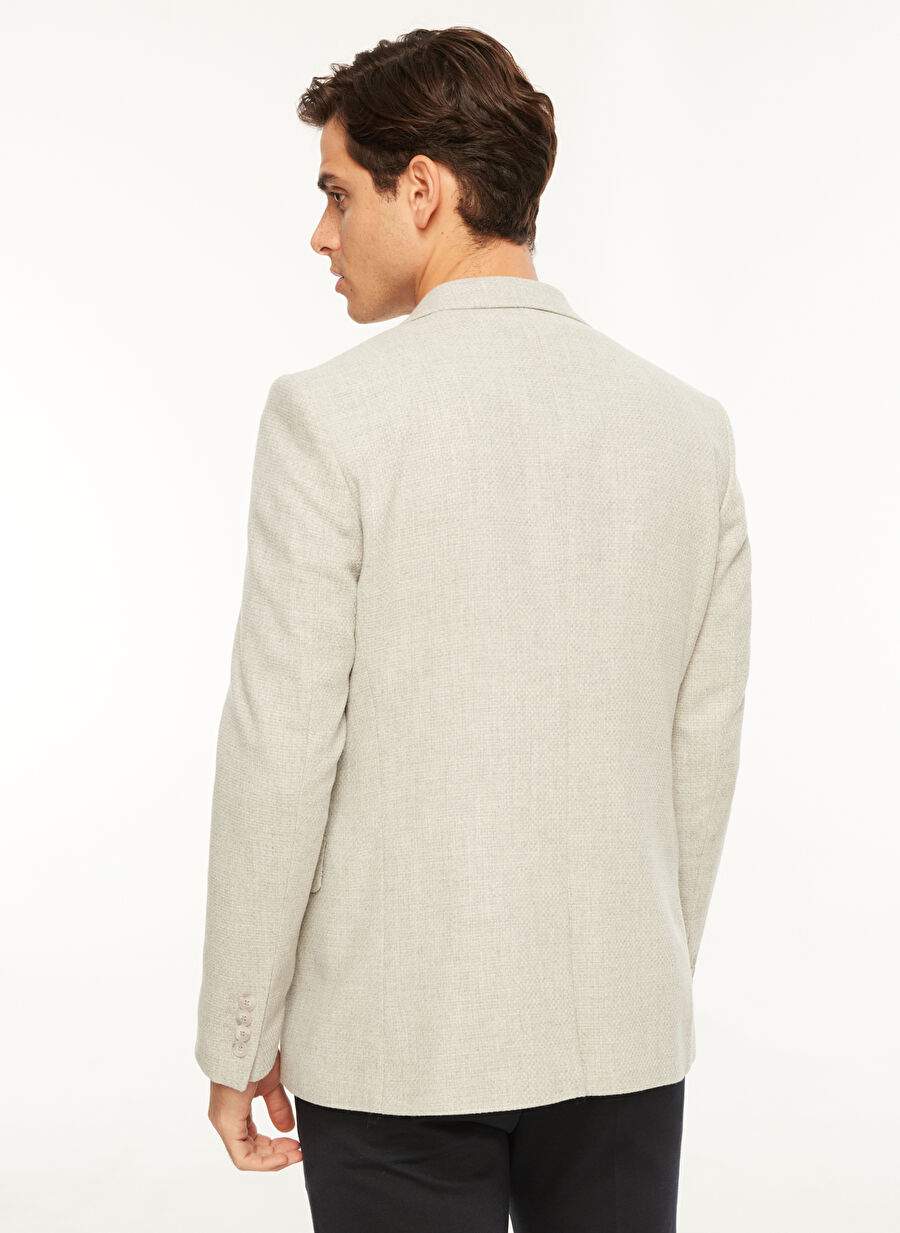 Factory Basic Grey Melange Men's Straight Jacket F3WM-CKT175 — Product image 6 of 6