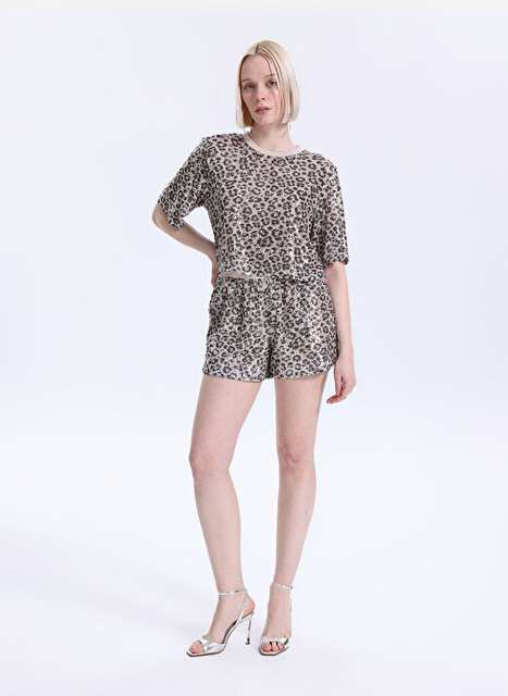 In The Mood For Love Multicolor Female Regular Fit Linen Shorts ITMFL-SHT23