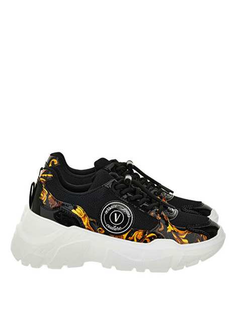 Versace Jeans Couture Black Sneaker 79va3sc7g89