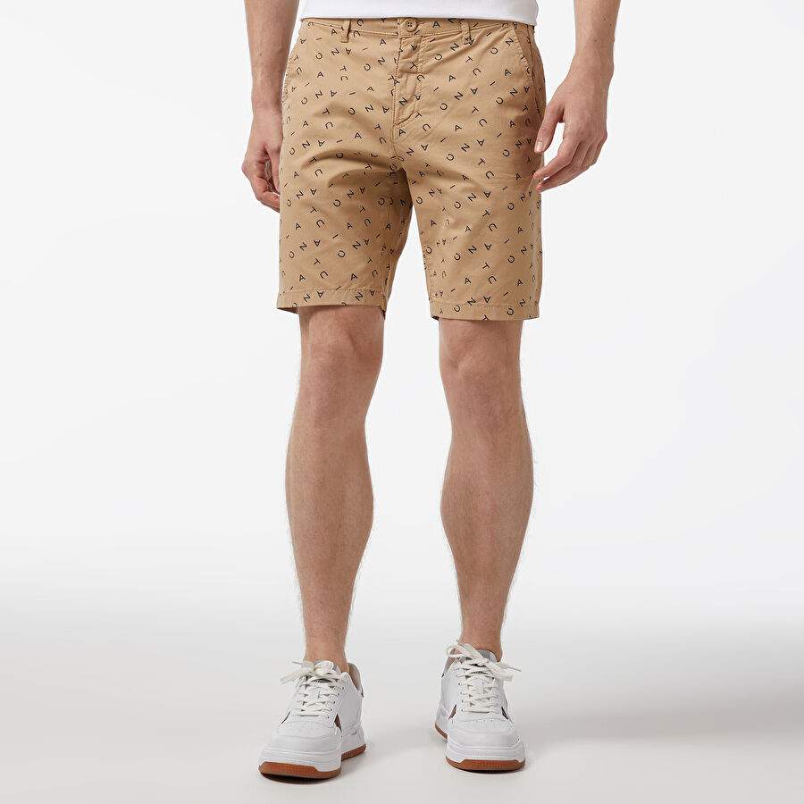 Nautica Male Beige Slim Fit Baskl Bermuda — Product image 3 of 5