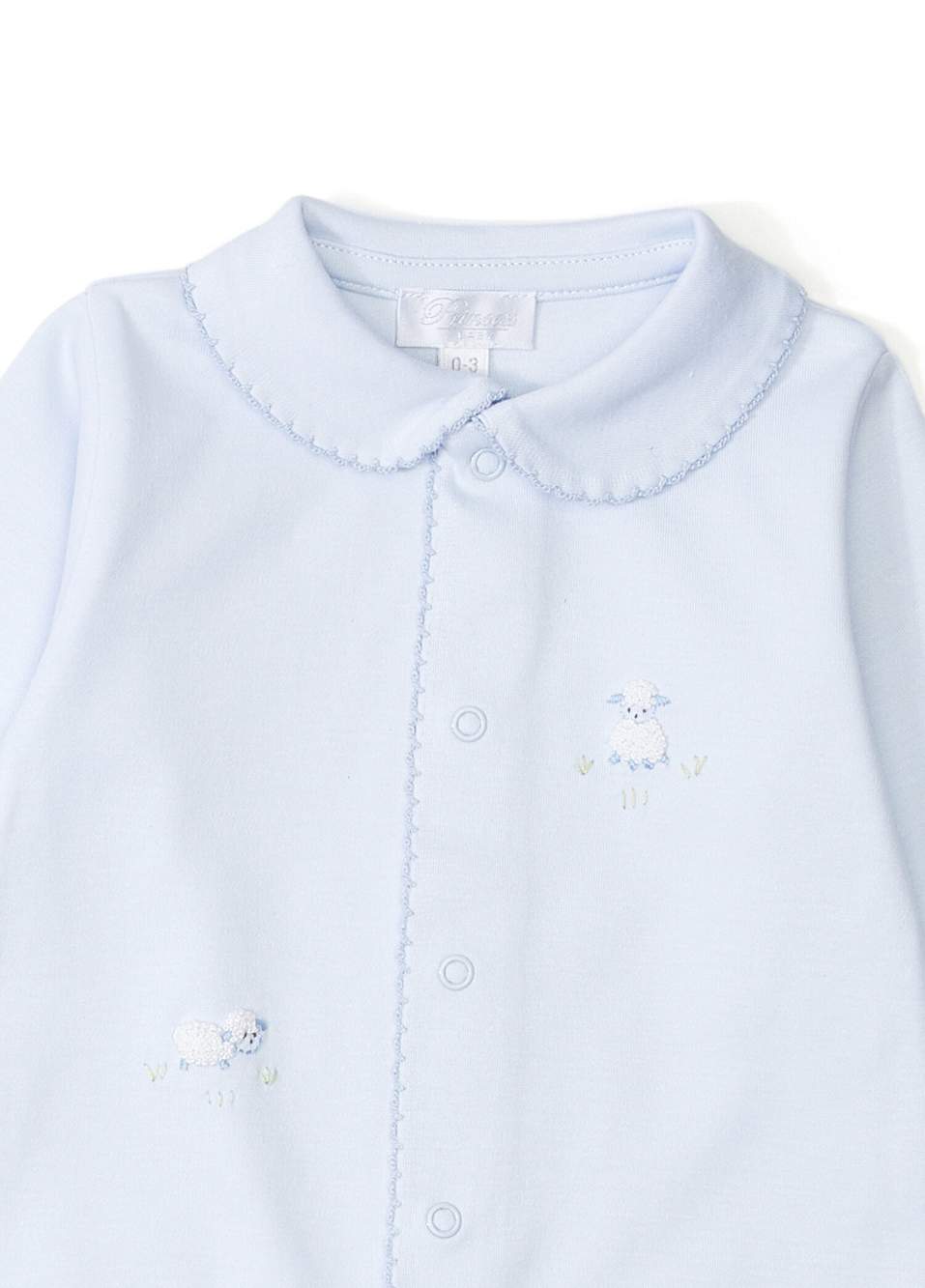 Blue 4 Pieces Embroidered Baby Boy Gift Set — Product image 3 of 3