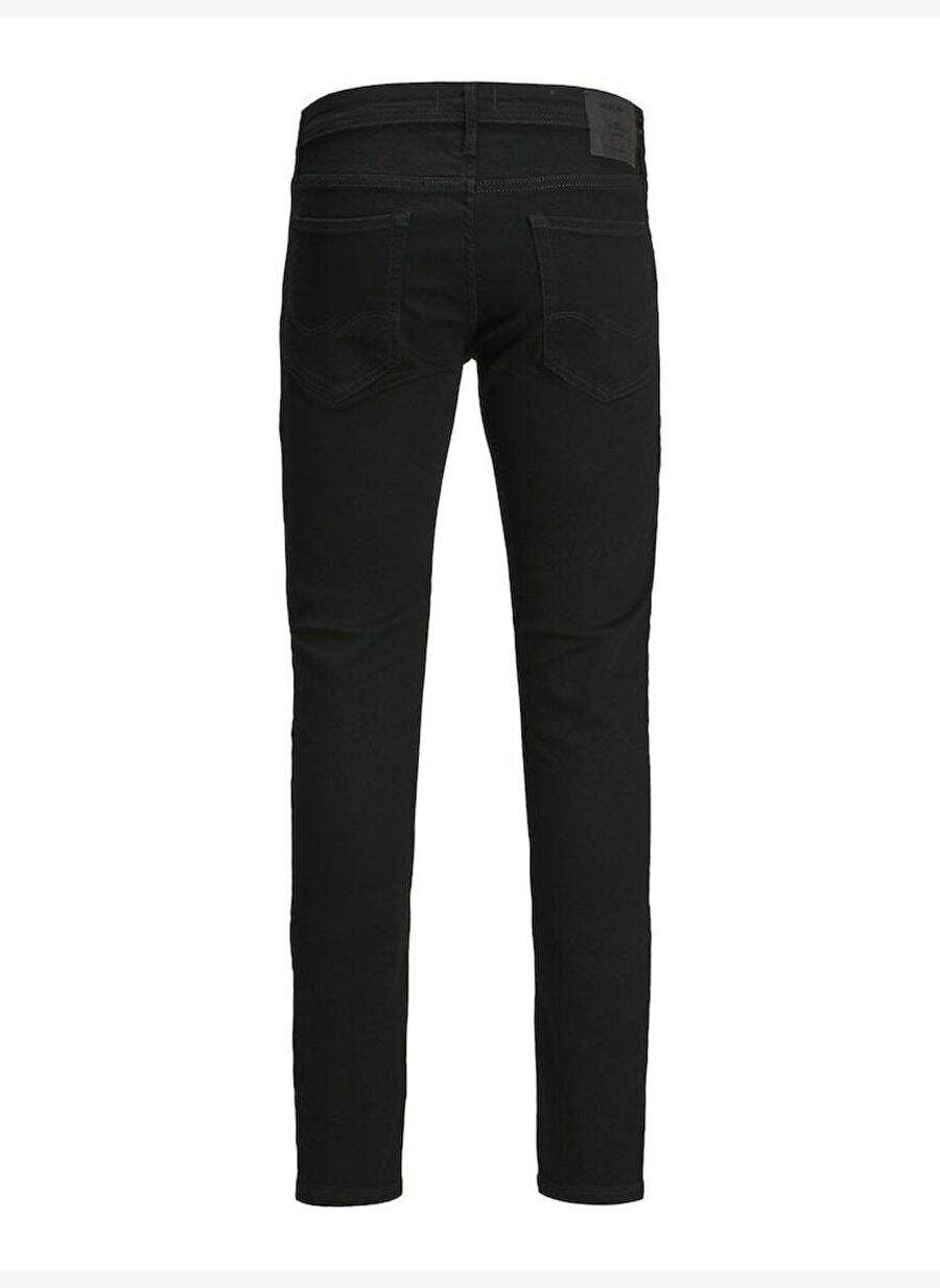 Jack & Jones Siyah Erkek Dar Paça Slim Fit  Denim Pantolon 12152346_JJIGLENN — Product image 4 of 8