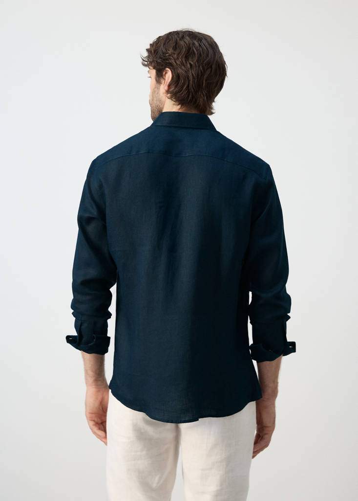 Regular-fit 100% linen shirt — Product image 28 of 30
