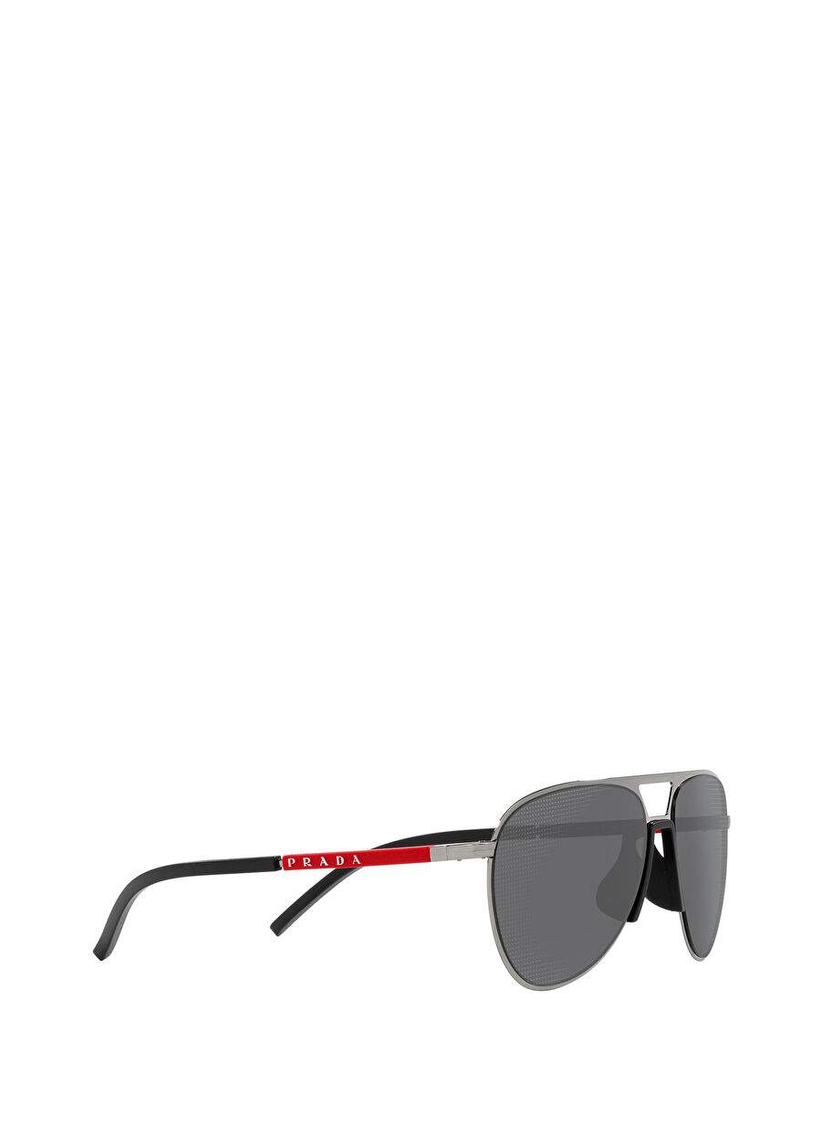 Prada Linea Rossa PS 51XS Damla Metal Erkek Güneş Gözlüğü — صورة المنتج 11 من 11
