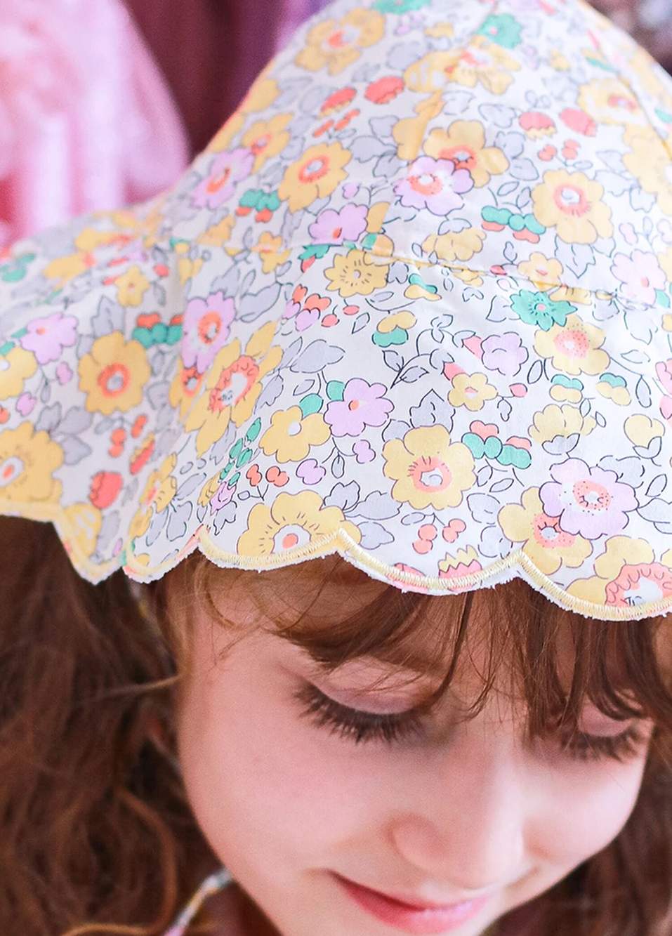 Liberty Betys Yellow Girl Children Hat — Product image 3 of 3