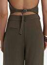 Pailey Low-cut Khaki Vest Pants Set — Product image 37 of 40