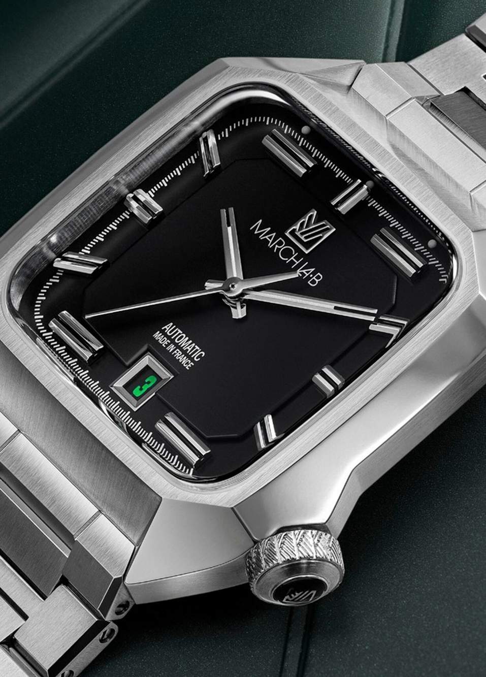 AM2 AM2ABKS310 Grey Steel Men's Watch — Product image 3 of 3