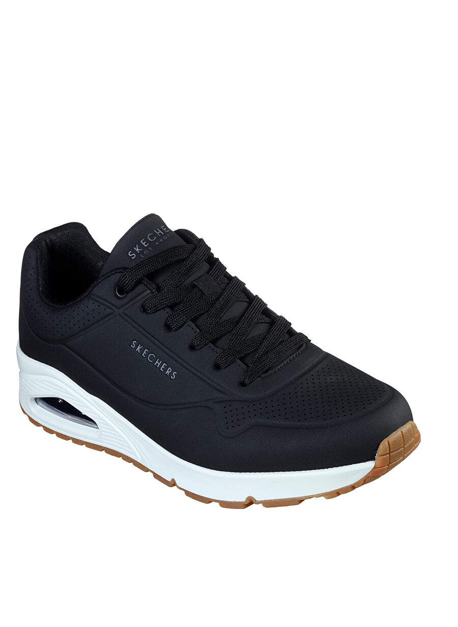 Skechers UNO Siyah  Deri  Erkek Lifestyle Ayakkabı — صورة المنتج 5 من 6