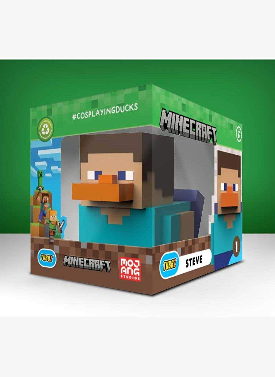 Tubbz Minecraft Boxed Steve Licensed Cosplay Duck Collectible Figure — صورة المنتج 5 من 5