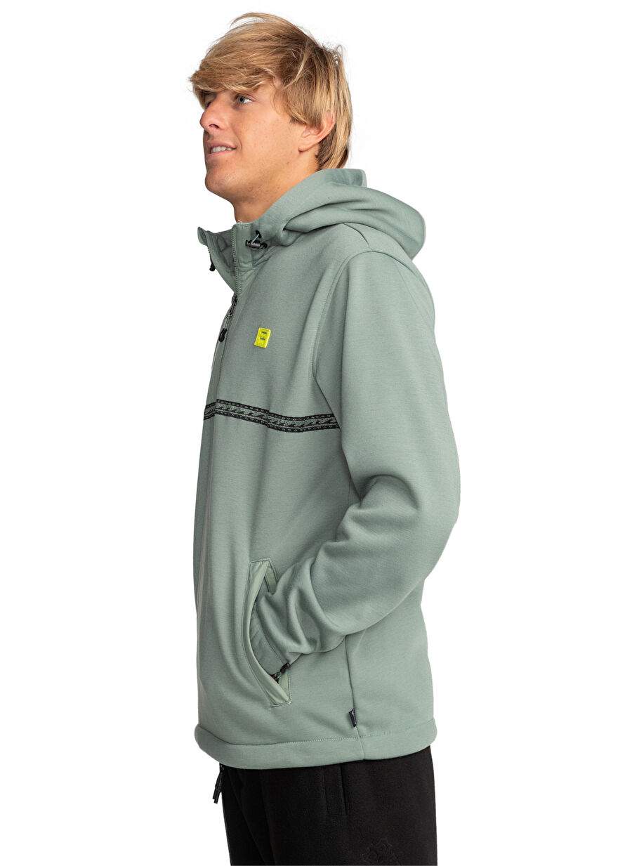EBYFT00124 Pathfinder Pullover Green Men's Hoodie Fleece Sweatshirt — Product image 3 of 5