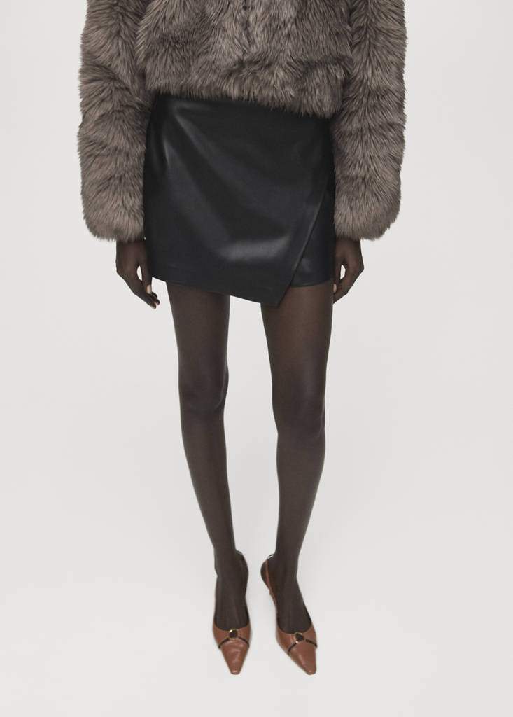 Faux-leather culottes — Product image 3 of 15