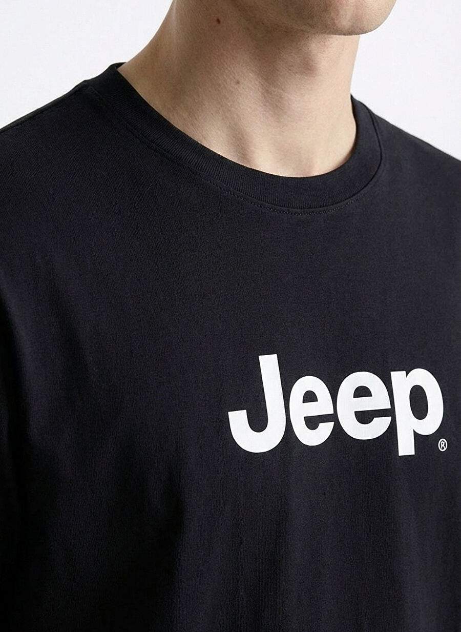 أسود ذكر 100 القطن تي شيرت الأساسية J4sm Tst7246 — صورة المنتج 5 من 7