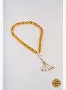 Dogal Amber Kehribar Tasl 14 Ayar Altn Tesbih — Product image 5 of 30