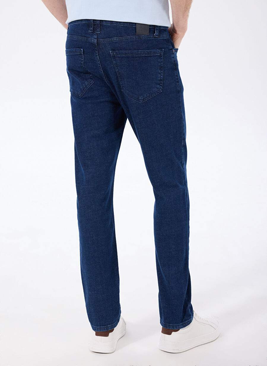 Factory Navy Blue Men's Slim Fit Plain Denim Pants F5SM-PNT 2769 — Product image 21 of 25
