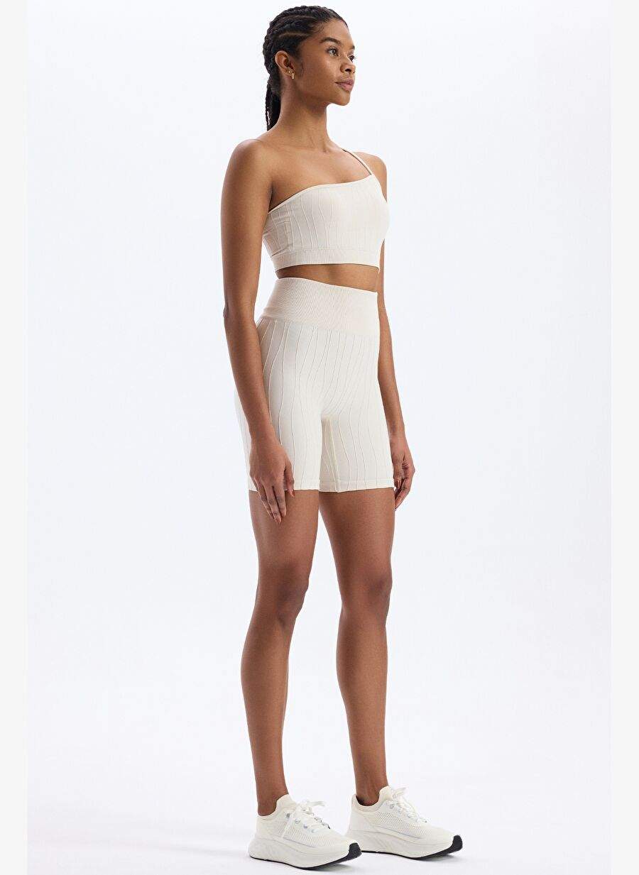 Puffed Jacquard Sports Shorts Titan White — Product image 30 of 30