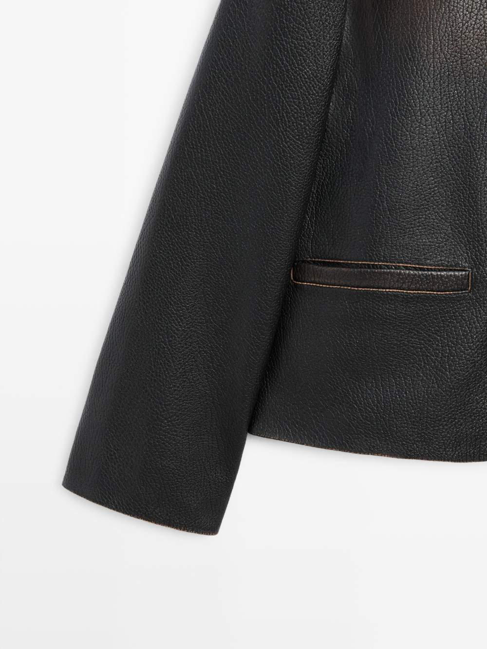 Short nappa leather jacket — Product image 8 of 19