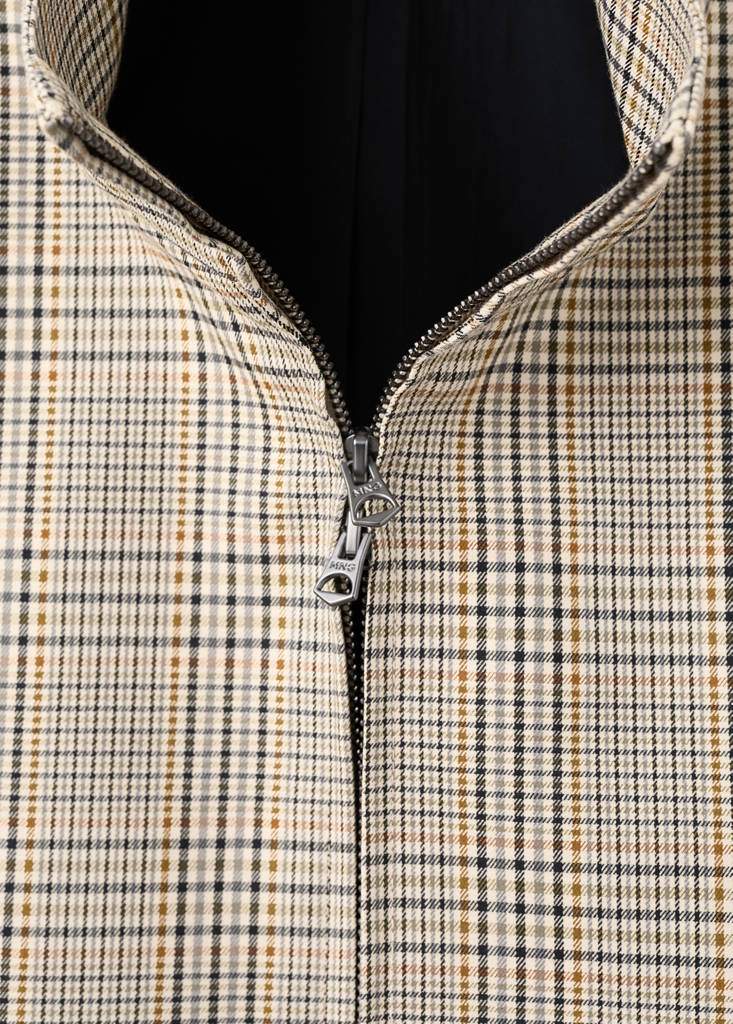 Prince of Wales check jacket with funnel neck — Product image 10 of 11